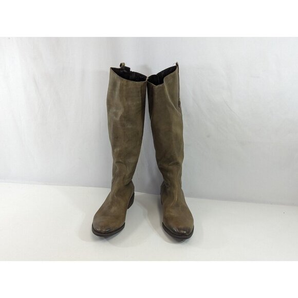 Sam Edelman Knee High Leather Boots Zip-Up Low Heel Women's US Size 9.5 - Picture 5 of 16